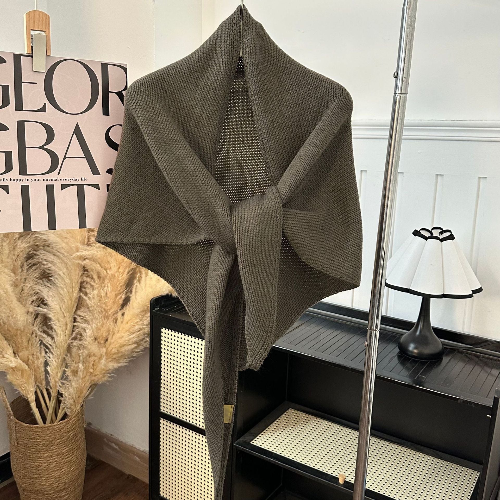 Solid Color Shawl Fashion Versatile Stylish Scarf