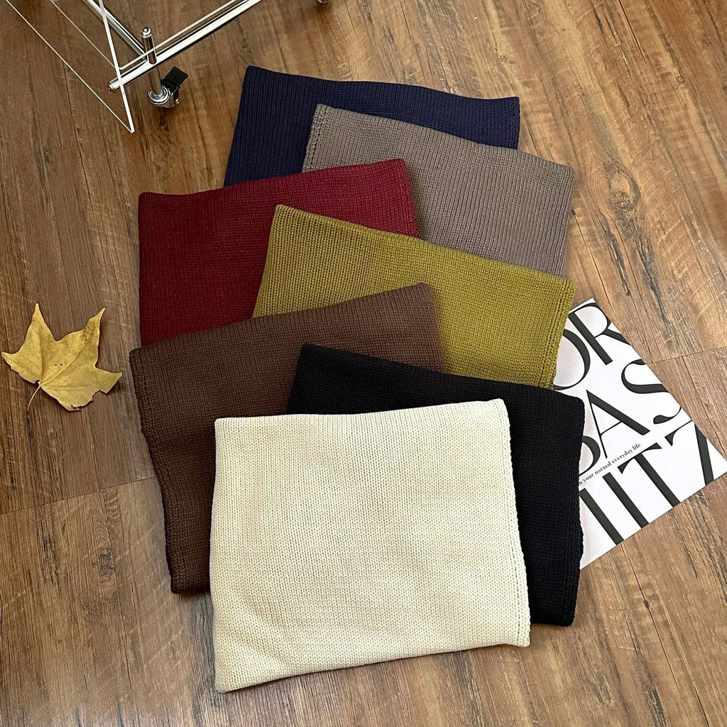 Solid Color Shawl Fashion Versatile Stylish Scarf