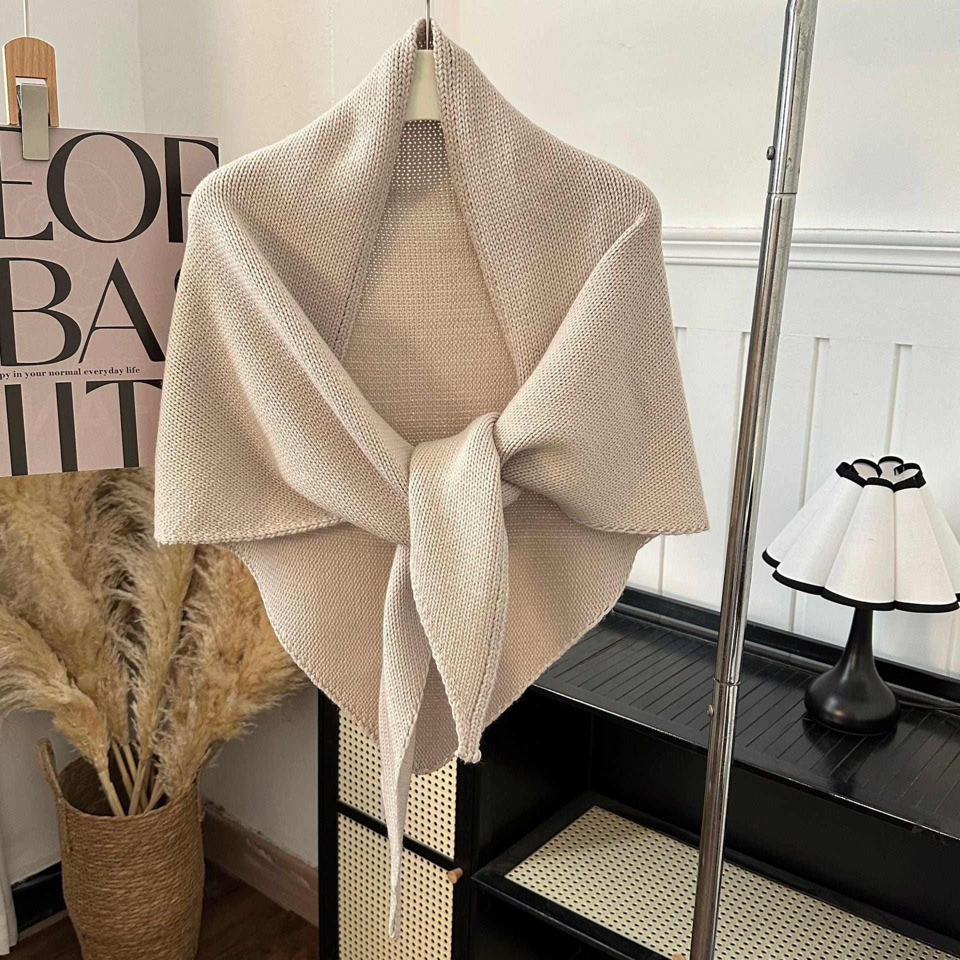 Solid Color Shawl Fashion Versatile Stylish Scarf